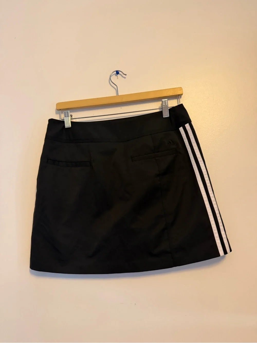 Adidas ClimaCool Black 3-Stripe Golf Tennis Athletic Skort Skirt Size 4